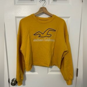Hollister cropped sweatshirt